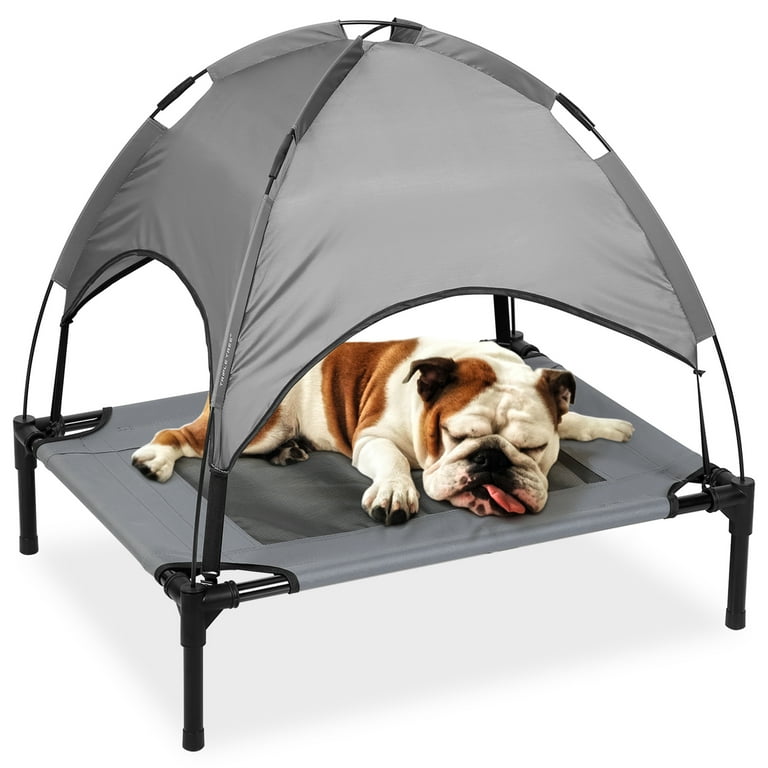 Walmart Elevated Dog Bed with Canopy, Durable 600D Fabric