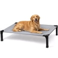 thumbnail image 1 of Elevated Dog Bed, Cooling Raised Bed, Portable&No-Slip for Outdoor or Indoor Use, Gray, Large, 51"L x 36"W x 9.3"H, 1 of 7