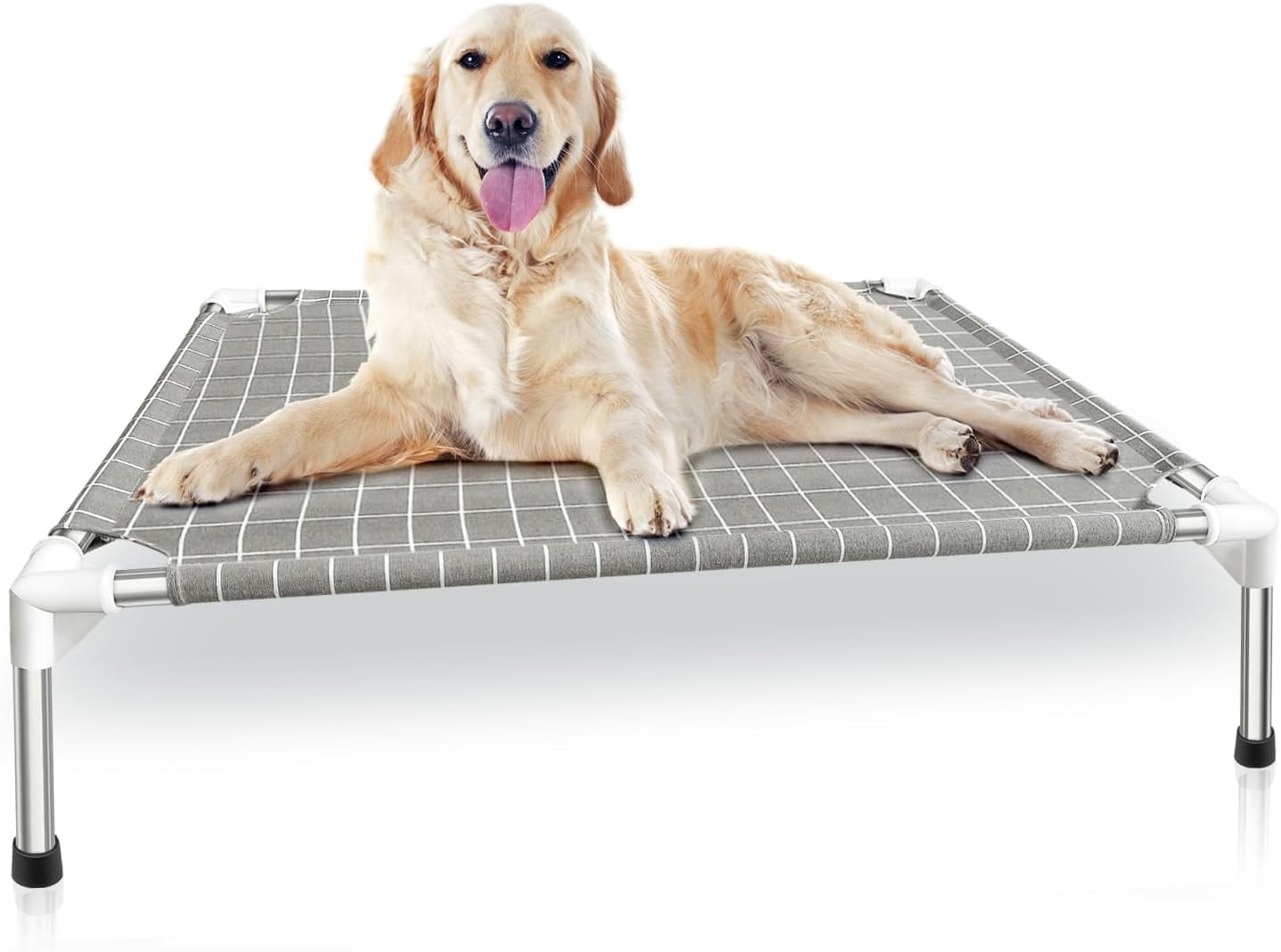 Elevated Dog Bed Pet Cot Dog Cots Beds for Large Dogs Detachable