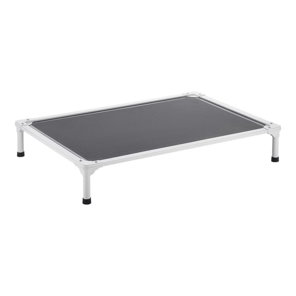 Elevated Dog Bed for Large Dogs  Cooling Cot with Aluminum Frame and Breathable Mesh Indoor Outdoor