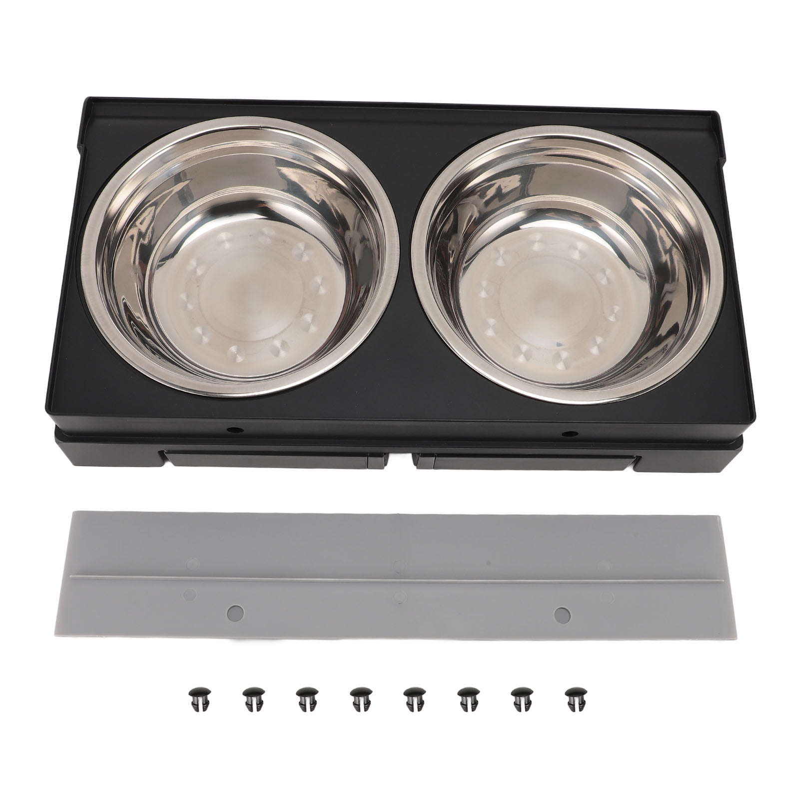 Elevated Dog Bowl Feeder, Raised Dog Food Water Bowl Splashing Resistant Spill Proof Anti Slip Multifunctional  For Medium Large Dogs