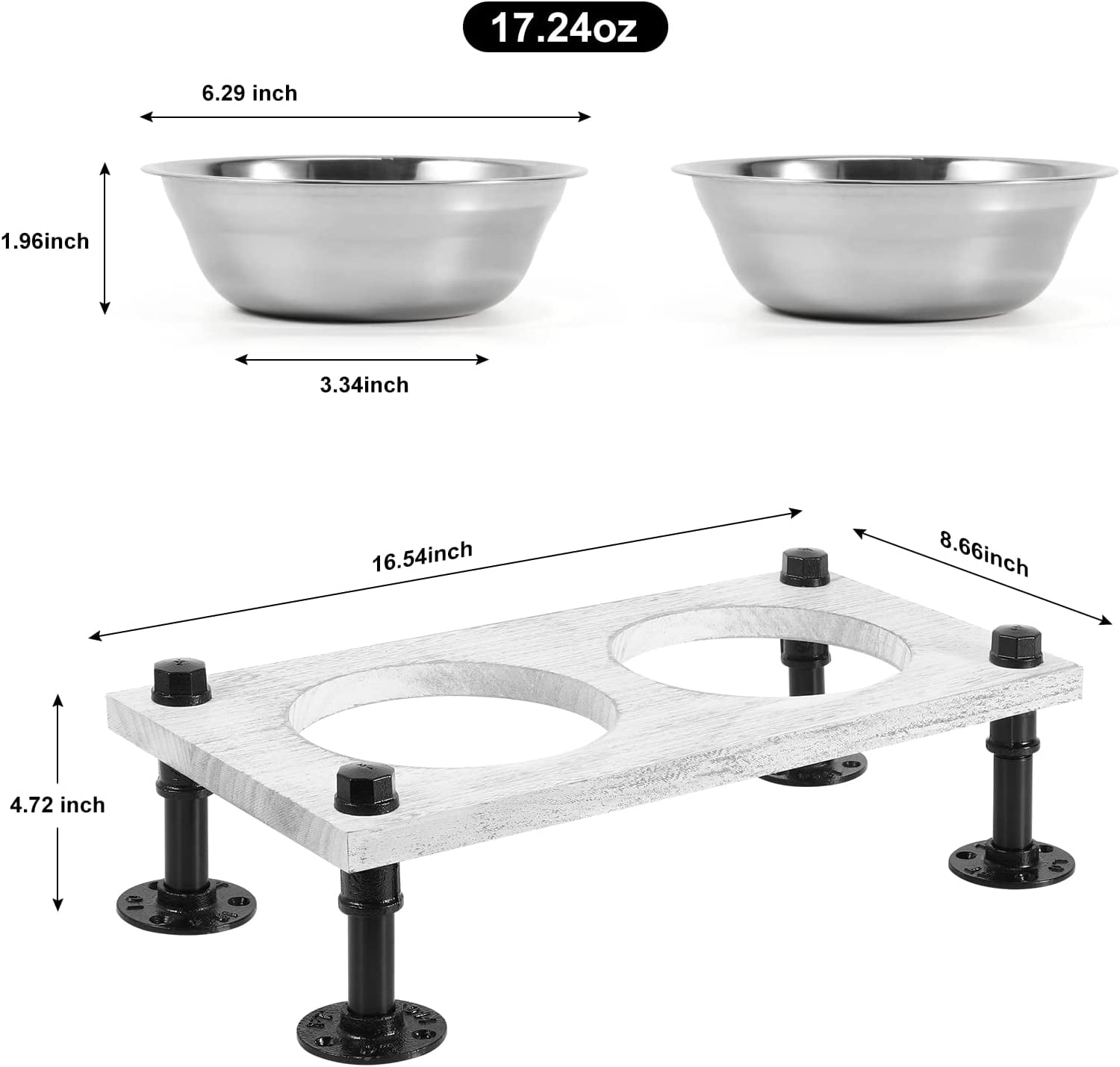 https://i5.walmartimages.com/seo/Elevated-Dog-Bowl-with-Double-Stainless-Steel-Bowl-and-Waterproof-Plate-Rustic-Wooden-Dog-Dish-Stand-for-Small-and-Medium-Dogs-and-Cats-Off-White_0e5ddbe0-231d-4f09-aeb7-1d8dc947c22d.79918de5057c4cc606ae91e10b4dbe66.jpeg