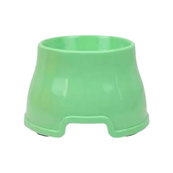 Elevated Dog Bowls & Non-Spill Pet Feeder, High Capacity Dog Bowl for Medium Small Size Dogs,Green(17x22.5x16cm)