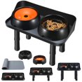 Elevated Dog Bowls,Raised Dog YPF5 Bowl Stand 3 Height Adjustable,2in