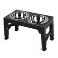 thumbnail image 1 of Elevated Dog Bowls with 2 Stainless Steel Dog Food Bowls, 1 of 6