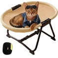 thumbnail image 1 of Elevated Dog Hammock Bed for Indoor & Outdoor Camping, Portable Foldable Dog Cot with Breathable Cooling Mesh, Non-Slip Raised Pet Sleeping Platform for Puppy, Medium Large Dogs, 1 of 7