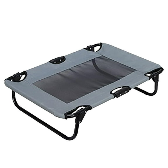 Portable Elevated Dog Bed for Small and Medium Breeds Outdoor and Indoor Use Breathable Mesh Design for Comfort and Convenience
