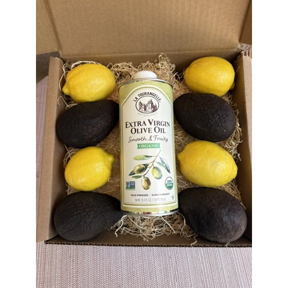 Elevated Foods Lemon, Avocado, Olive Oil Gift Box