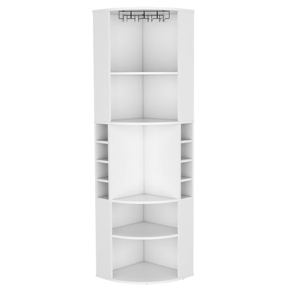 Elevated Glass Rack for Stemware / In Living Room Bar / Easy - to - Reach Access