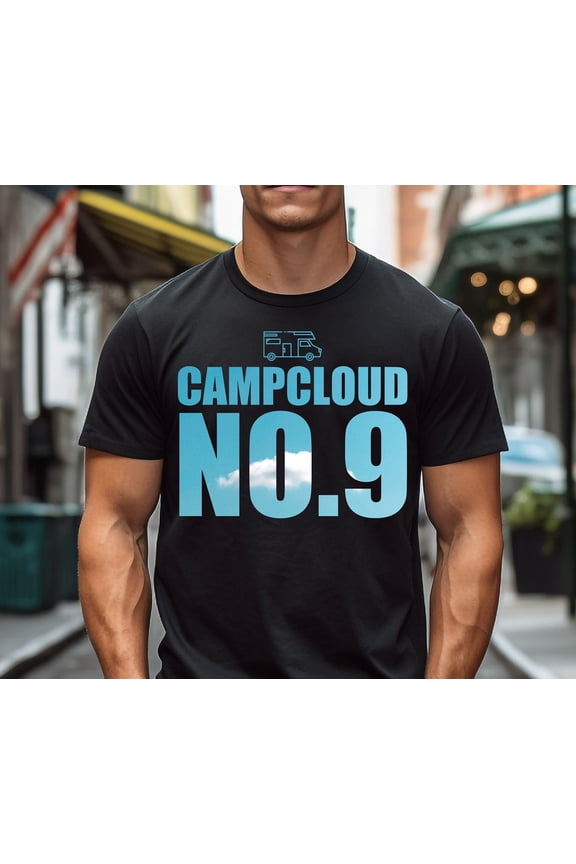 Elevated Happy Hour Tee - Cheers from CampCloud No. 9!