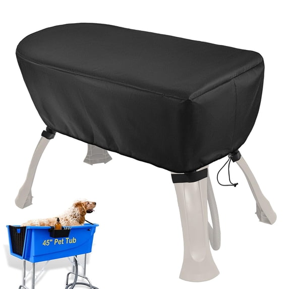 Elevated Pet Bathtub Cover Foldable Dog Bathtub Cover with Non-Slip Surface for Secure Bathing Easy to Clean and Store for Home Use with Small Dogs and Cats