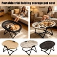 thumbnail image 1 of Elevated Pet Bed Cooling Foldable Portable Raised Cot for Small Dogs and Cats 22 X 16 X 10 Inch Indoor Outdoor Travel Rest Spot with Included Storage Bag, 1 of 6