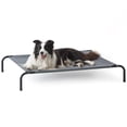 thumbnail image 1 of Elevated Pet Bed Grey 48" x 35.5" x 8" For Large Dogs and Cats Indoor Outdoor Use, 1 of 8