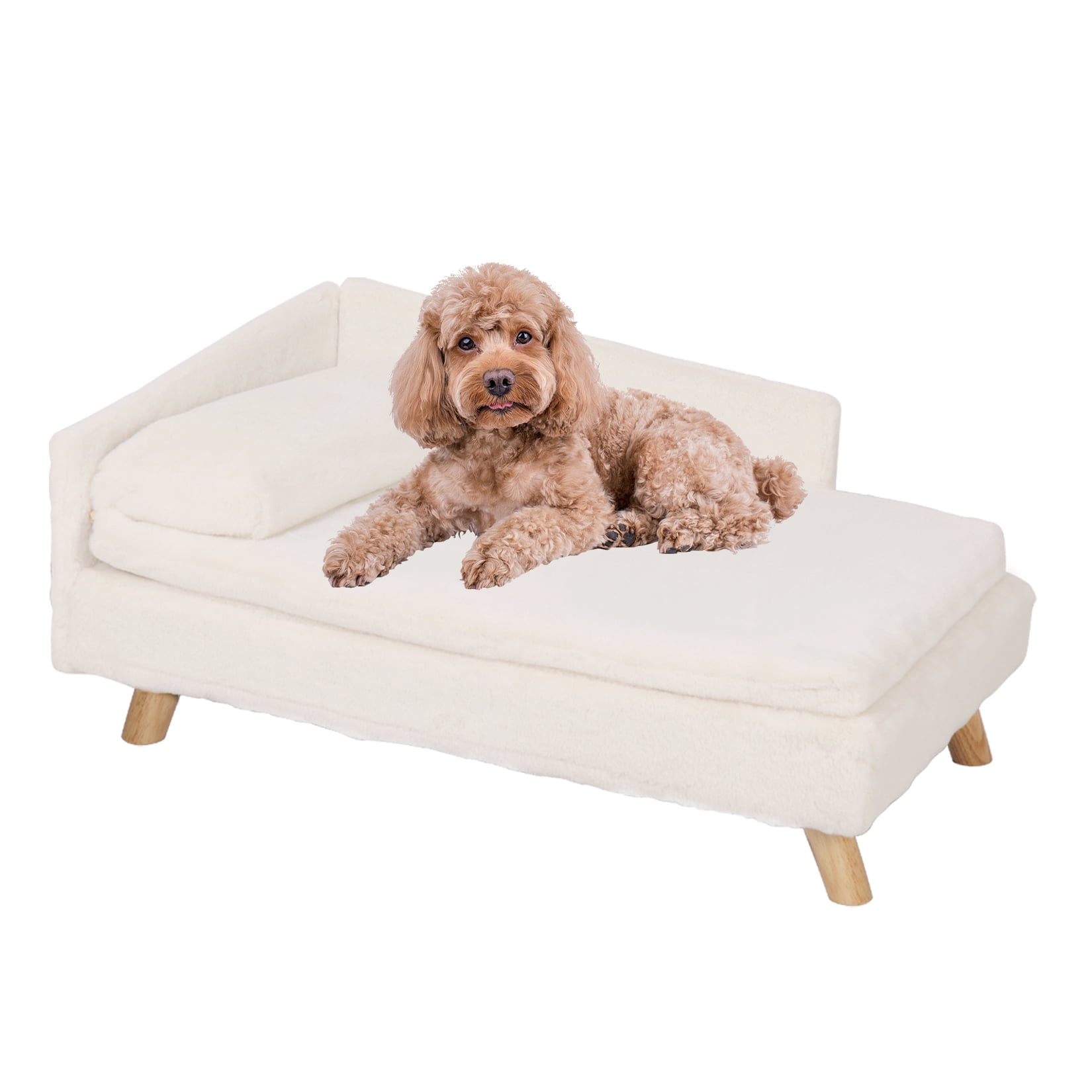 Curated visual reference: Picture Idea: Elevated Pet Bed Solid Wood Leg Dog Cat Sofa Indoor