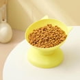 thumbnail image 1 of Elevated Pet Bowl, Raised Cat and Dog Food Bowl with Non-Slip Base, Tilted Design for Comfortable Feeding, Easy-Clean Slow Feeder Water Dish, 1 of 9