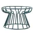thumbnail image 1 of Elevated Pet Bowl Stand Iron Frame 16x13x10cm, Raised Cat Food Dish Holder, Anti Tip Metal Base for Small Dogs, Cervical Friendly Feeding Station,Green, 1 of 5