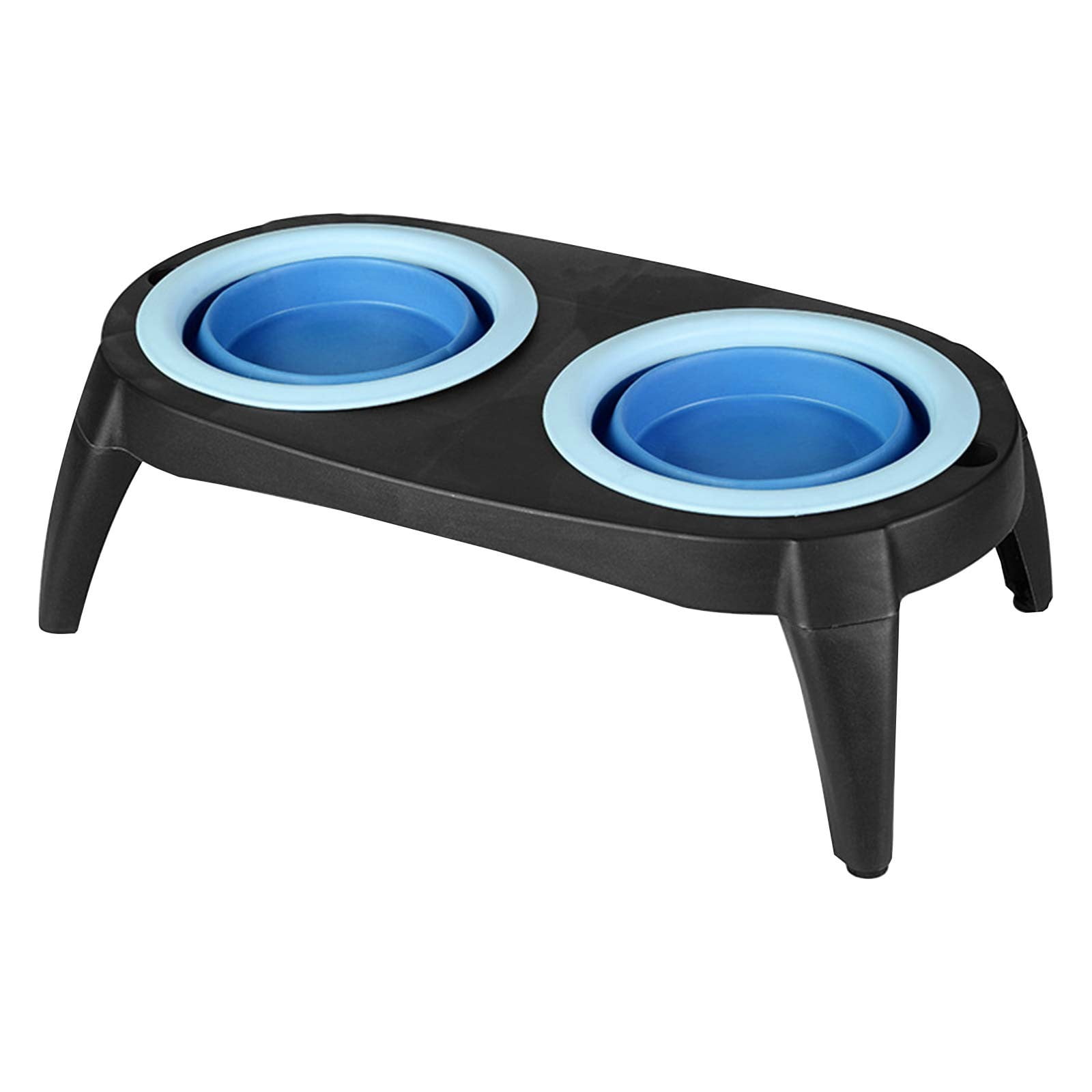 Elevated Pet Bowls With Non Stand For Dogs And Cats Removeable And