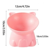 Elevated Pet Food and Water Bowl for Cats – Durable, Wide and Shallow Design to Reduce Whisker Stress, Promote Better Digestion, and Prevent Tipping for Comfortable Feeding During Daily Use