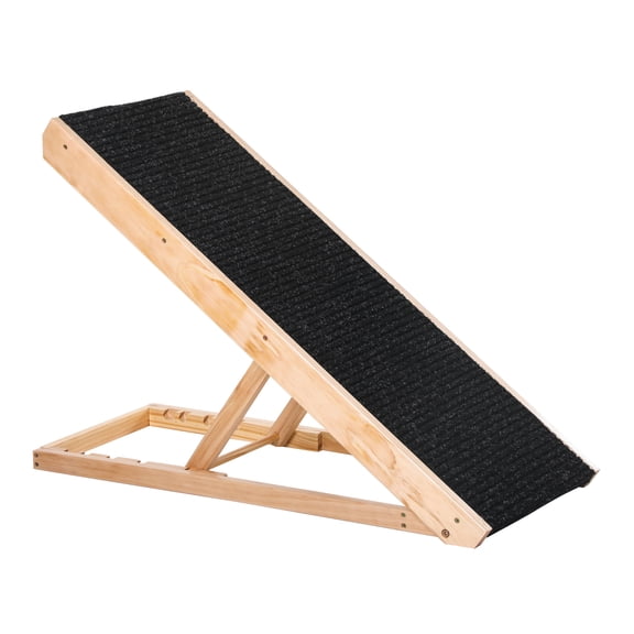 Elevated Pet Ramp for Dogs, Cats, Rabbits, Height Adjustable and Foldable