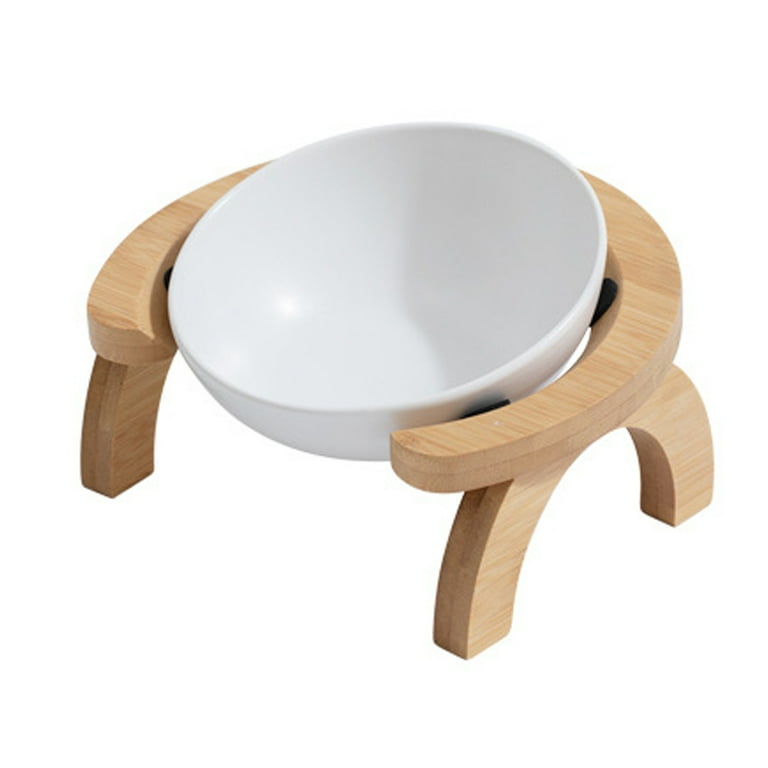 Elevated Raised Ceramic Dog Bowl for Small Breeds Dog Food Water