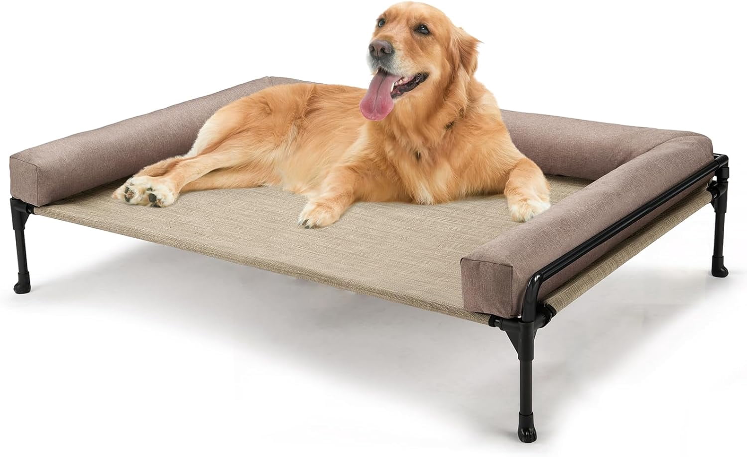 Picture Idea: Elevated Raised Dog Bed Cooling Outdoor Dog Cot Bed For