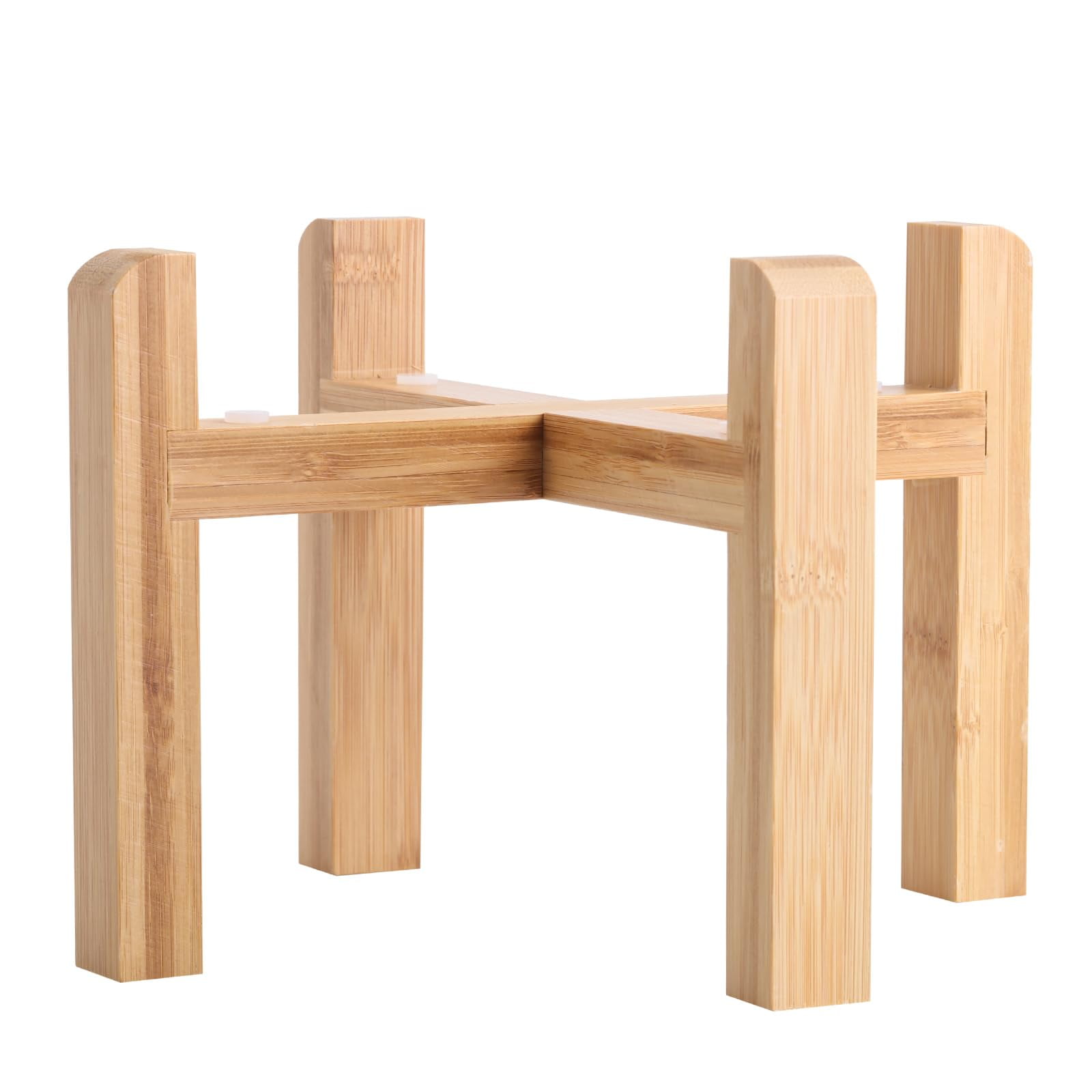 Elevated/Raised Dog Bowl Wood Stand for Medium Large Breed,7.67 in Wide Dog Food Water Dish Holder
