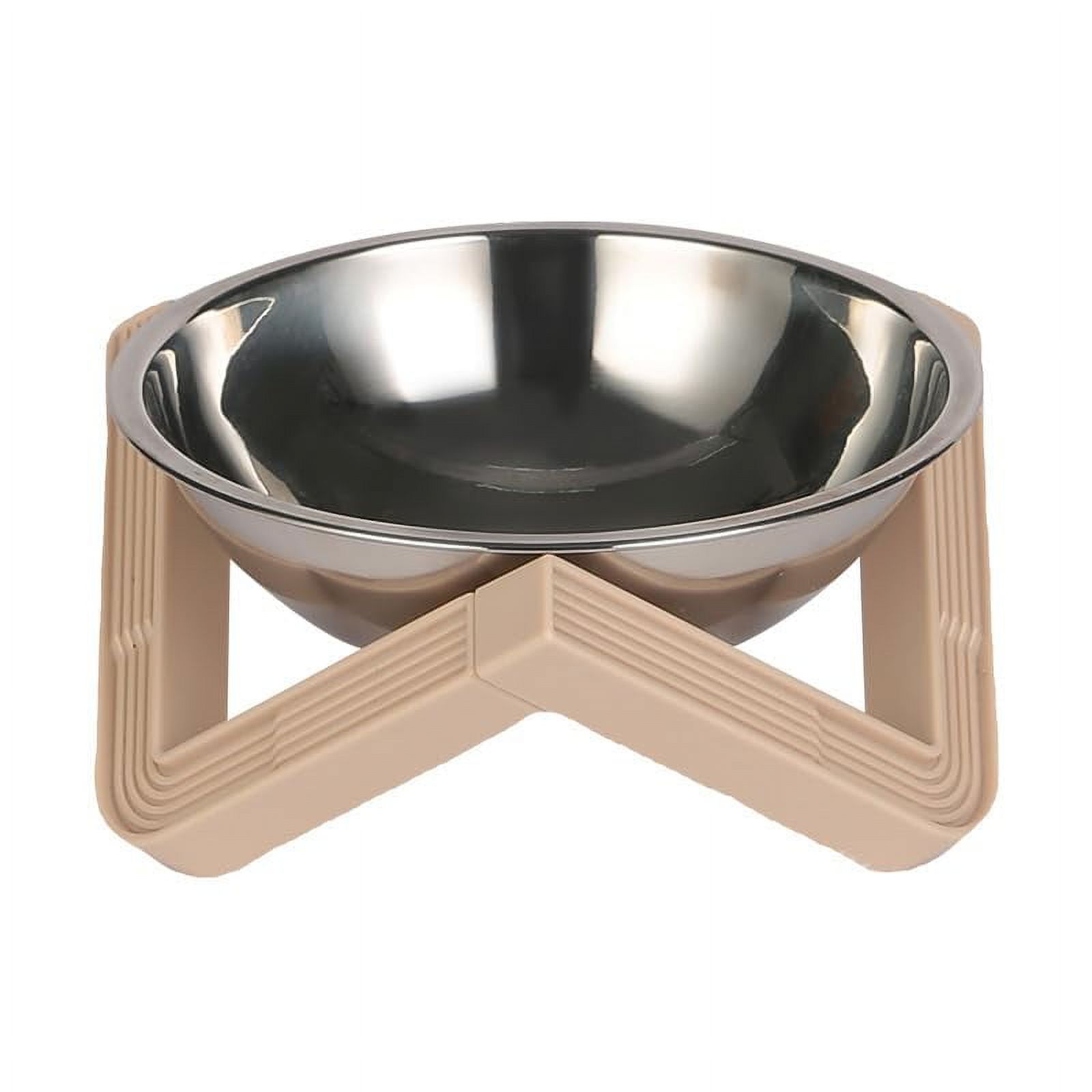 Elevated Raised Food Bowls/Dish STF9 with Stand for Water, Stainless