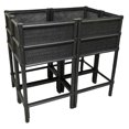 Elevated Raised Garden Bed with Legs 14" Depth Planter Box NonToxic