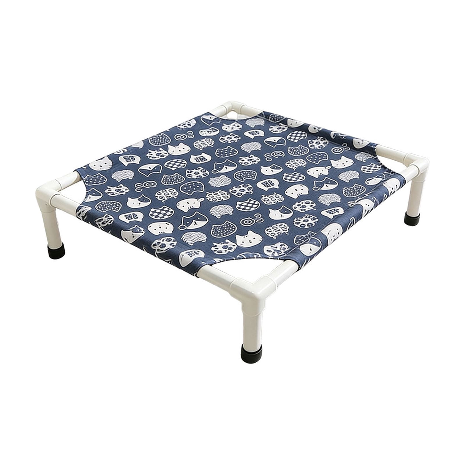 Elevated Raised Outdoor Dog Bed - Cooling Lifted Outside Dogs Cot Bed with Non-Slip Feet Dog Hammock Bed, Portable Puppy Pet Bed for Indoor & Outdoor