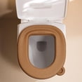 thumbnail image 1 of Elevated Toilet Seat with Eva Cushion - Quick Installation, Universal Fit, Provides Comfortable Height Support, Lightweight & Stable,Easy To Clean, Caramel, 1 of 2