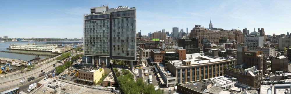 Elevated view of Meatpacking District Manhattan New York City New York State USA Canvas Art - Panoramic Images (36 x 12)