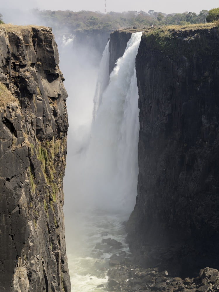Elevated view of waterfall Devils Cataract Victoria Falls Victoria Falls National Park Zimbabwe Canvas Art - Panoramic Images (12 x 16)