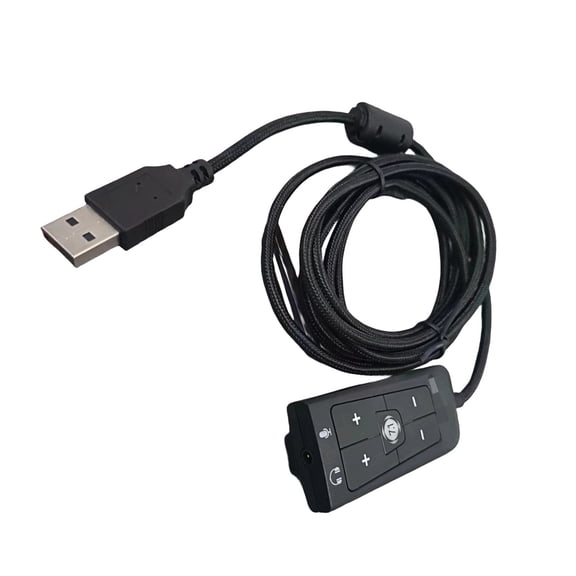 Elevates Your Gaming Experience with the USB to 3.5mm Jacks Adapter,USB External Stereo Sound Card for Cloud2 7.1