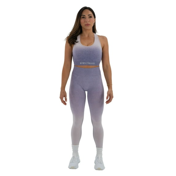 Elevating Sports Bra and Leggings Set - Purple