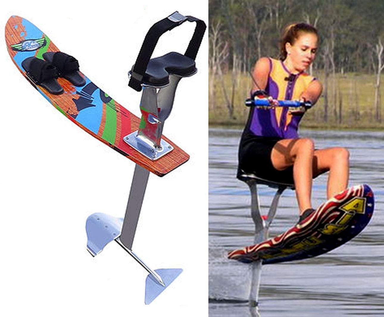 Elevation 28 Hydrofoil Air Chair Ski with Interchangeable Wings and Seat Belt Walmart