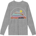 thumbnail image 1 of Elevation 7573 Arizona Gray Adult Crew Neck Long Sleeve Tee-Medium, 1 of 3