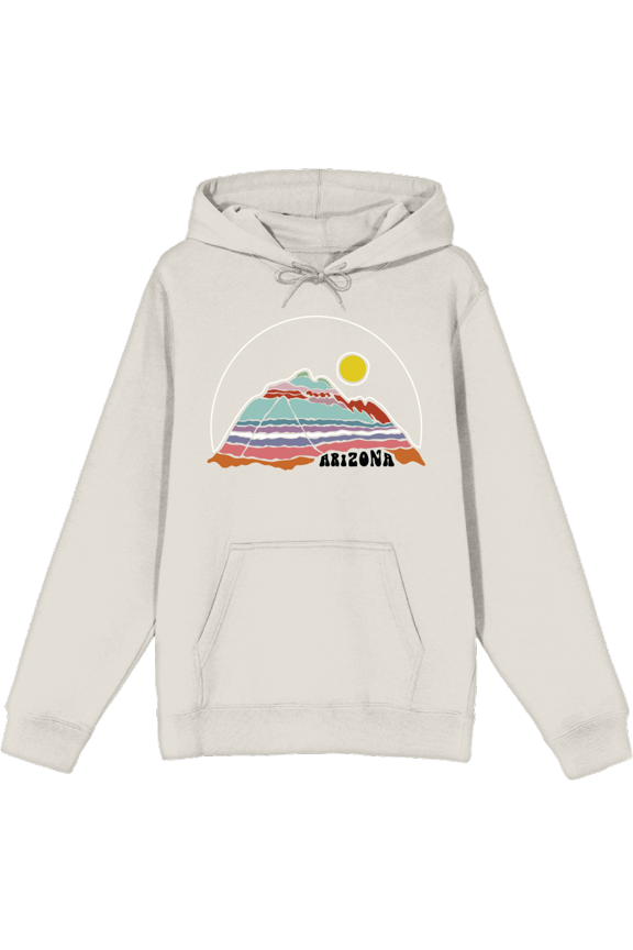 Elevation 7573 Arizona Sand Adult Long Sleeve Hoodie-XL