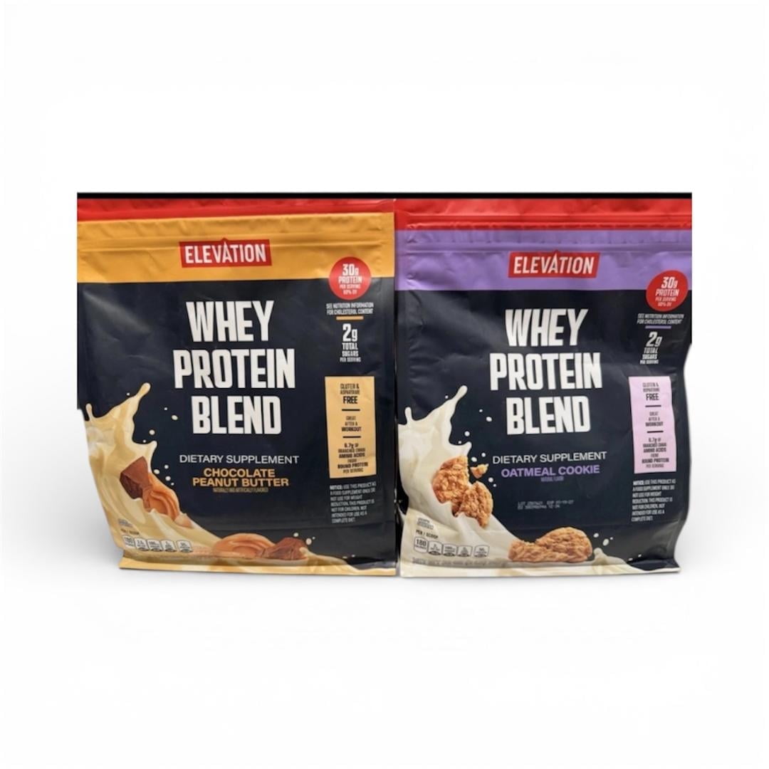 Elevation Blend Oatmeal Cookie and Chocolate Peanut Butter 30g 32oz
