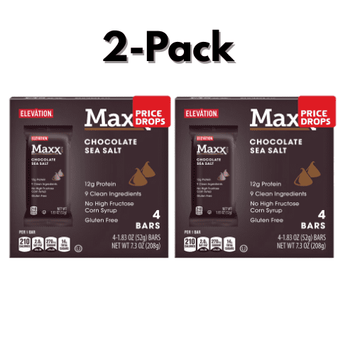 Elevation Maxx Dark Chocolate Sea Salt 2-Pack 7.3 oz
