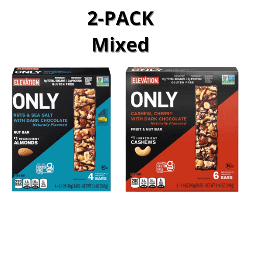 Elevation Only Granola Bar Mixed 2-Pack ,8.46 oz