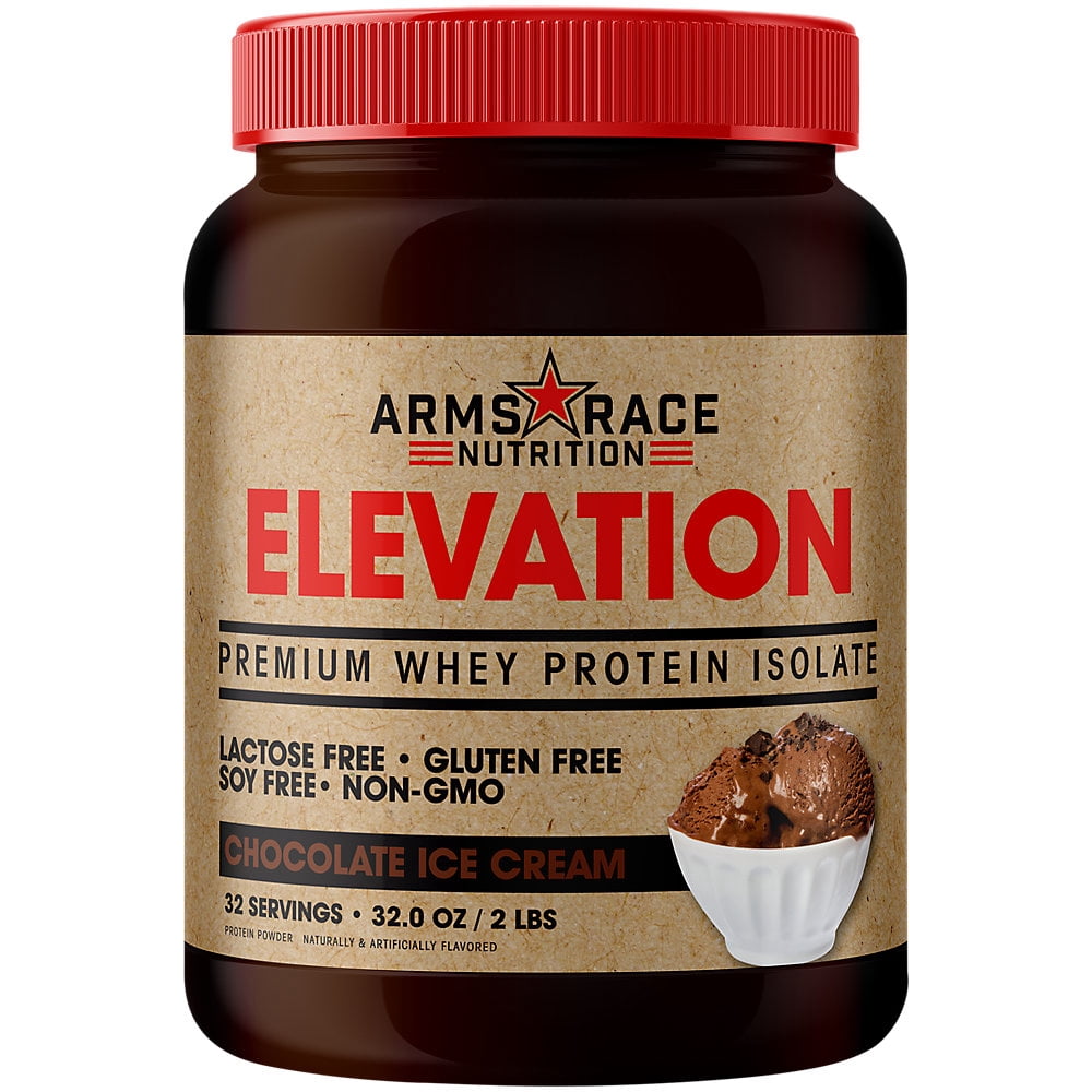 Elevation Premium Whey Protein Isolate Chocolate Ice Cream (2 Lbs