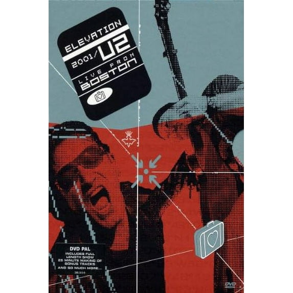 Elevation 2001: U2 Live from Boston (DVD, 2-Disc Set) NEW