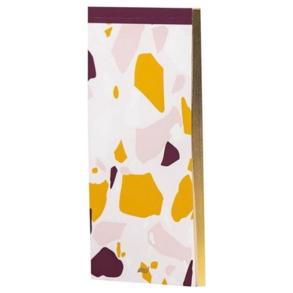 Elevation by Tina Wells Premium Cardstock Jotter Notebook with Gold Foil Edges