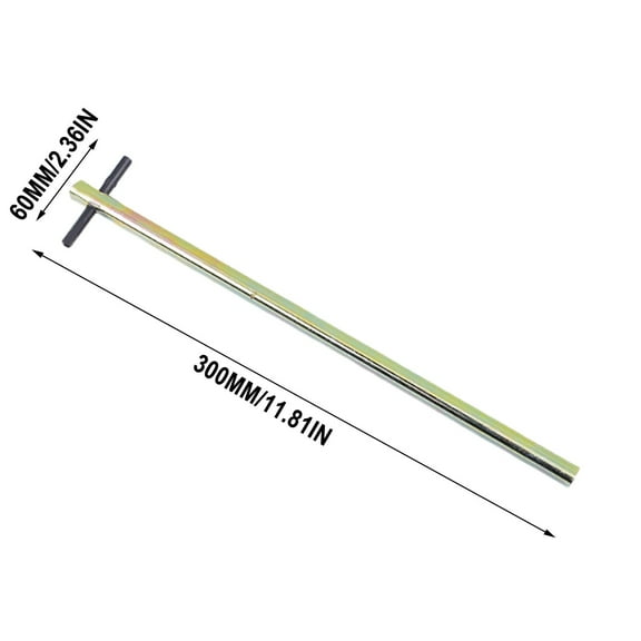 Elevator Door Key Triangular Lock Key Long Handle Emergency Lift Wrench | Durable Alloy Construction | Designed for Maintenance & Rescue | Easy Grip for Technicians | 1-Pack