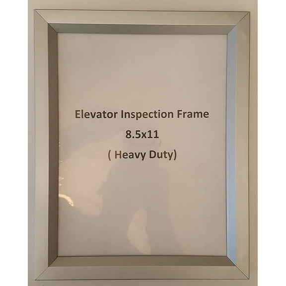 Elevator Inspection Frame 8.5" X 11" ( Heavy Duty - Aluminum)