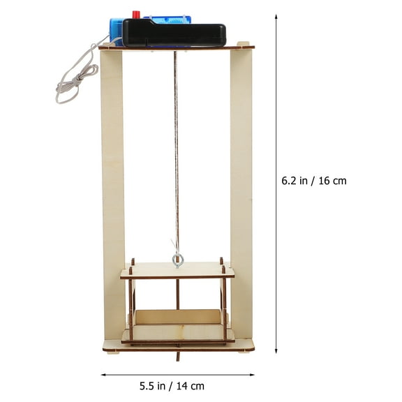 Pawsdot Elevator Model Diy Design Wooden 1Set