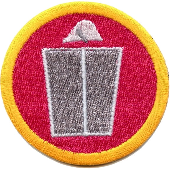 Elevator Kindness Merit Badge Embroidered Iron-on Patch