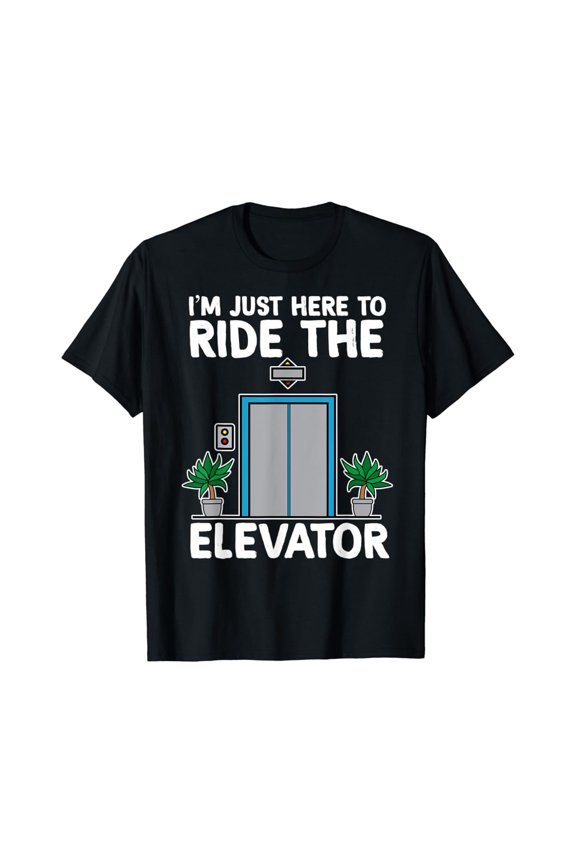 Elevator Mechanic Engineer Elevators Ride T-Shirt