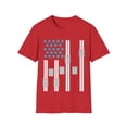 thumbnail image 1 of Elevator Mechanic USA Flag Elevator Repairman Technician Softstyle T-Shirt, 1 of 5