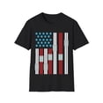 thumbnail image 1 of Elevator Mechanic USA Flag Elevator Repairman Technician Softstyle T-Shirt, 1 of 5
